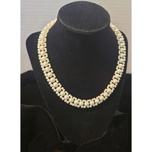 Shofel Bros Simulated Pearl Necklace